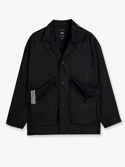 Y-3 Wool blend jacket - Black