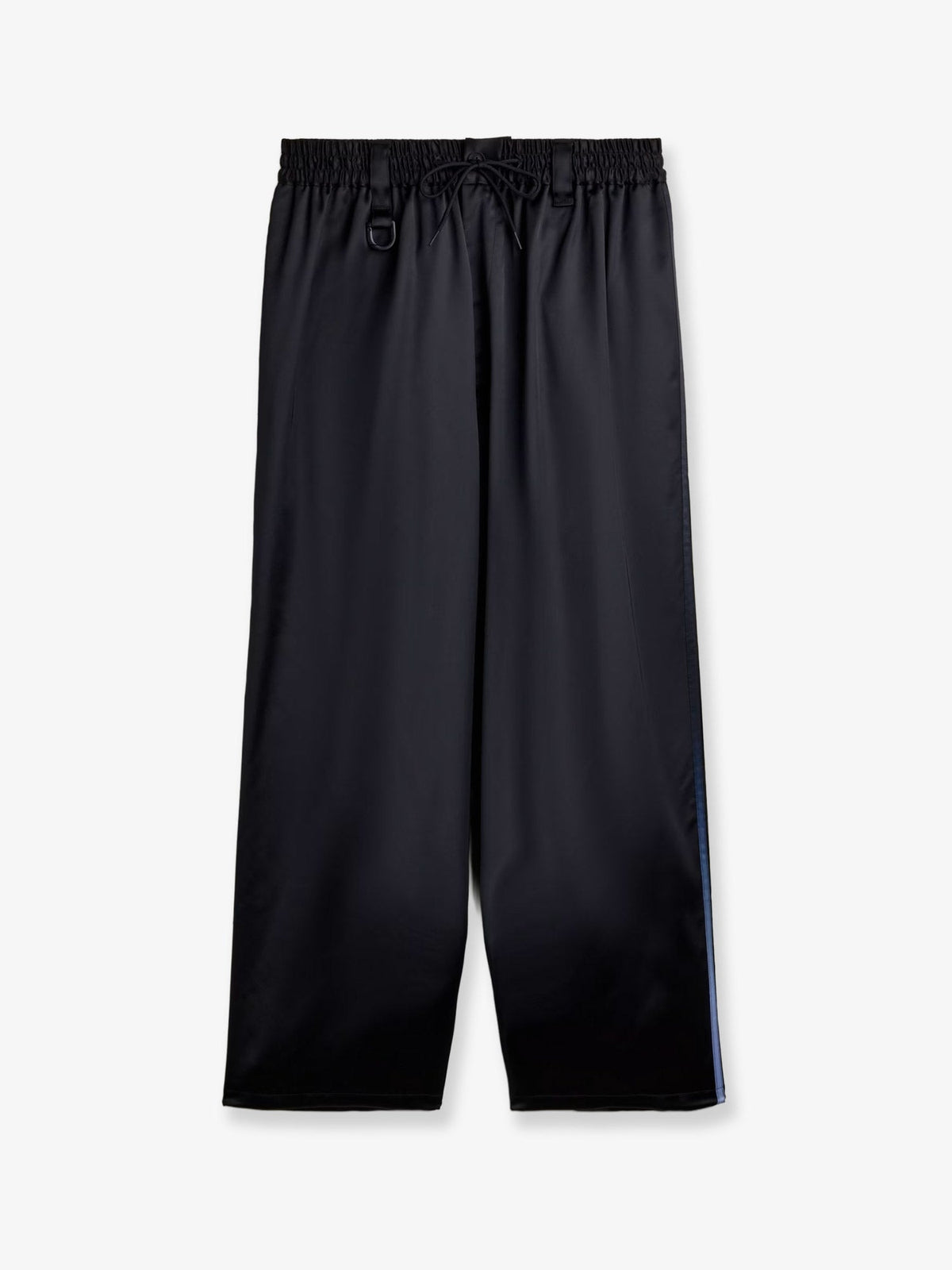 Y-3 Technical fabric trousers with iconic side stripes - Black