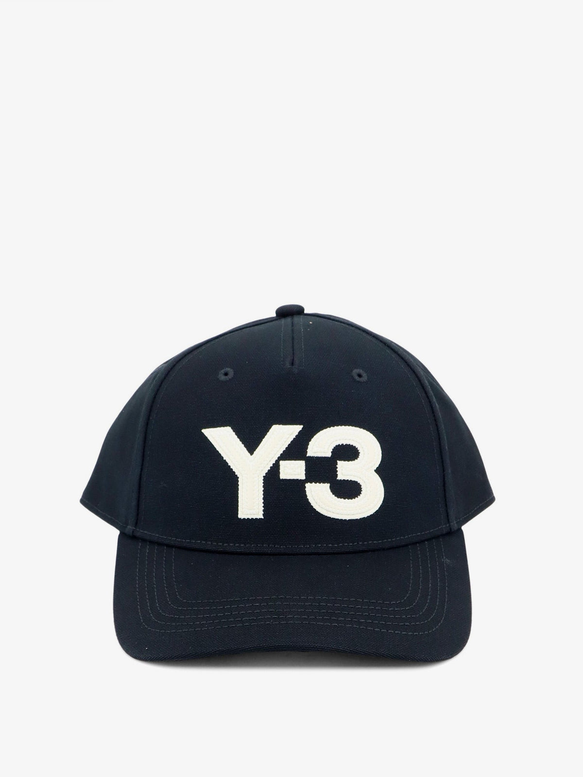 Y-3 Y-3 Logo Baseball Cotton Cap - Black