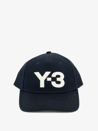 Y-3 Y-3 Logo Baseball Cotton Cap - Black