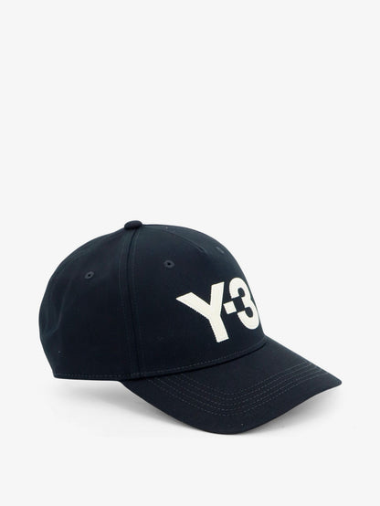 Y-3 Y-3 Logo Baseball Cotton Cap - Black