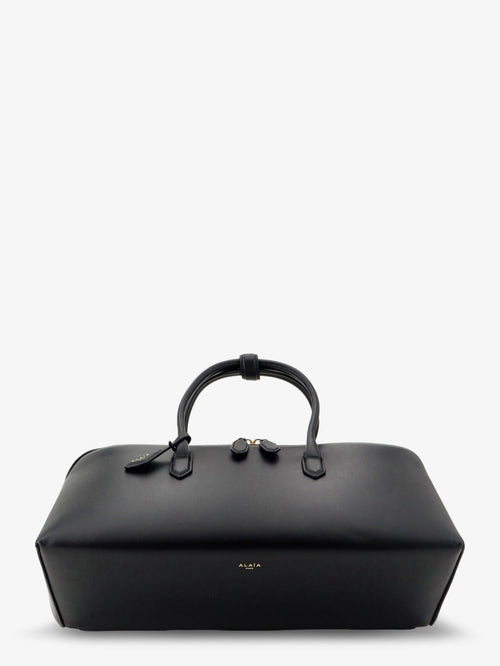 Alaïa Delta Medium leather handbag - Noir