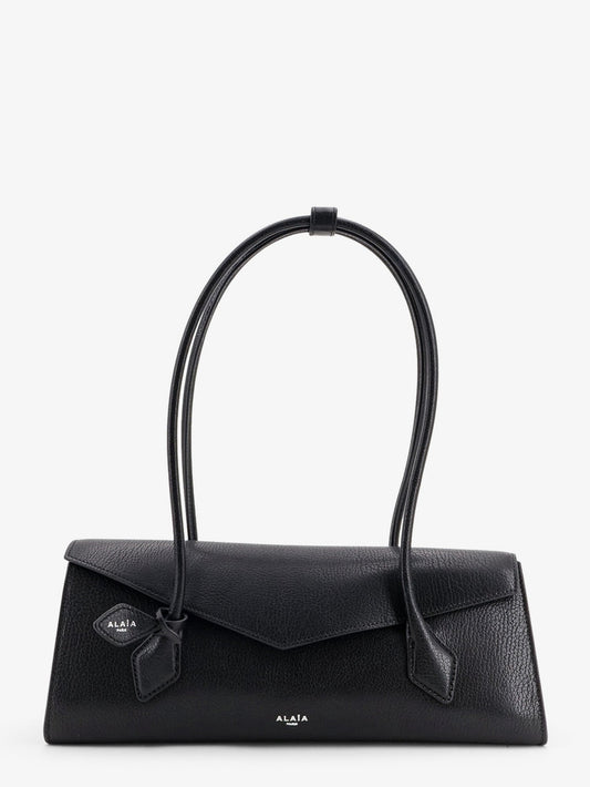 Alaïa Le Teckel Flap leather handbag - Noir