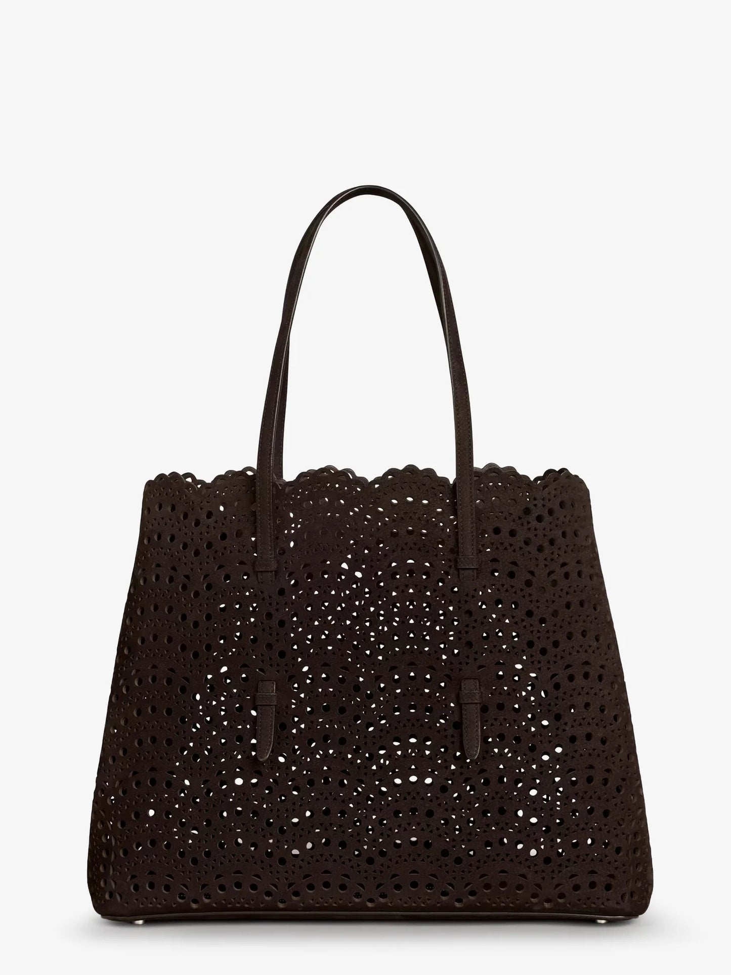 ALAÏA - Mina 37 leather with Vienne motif shoulder bag
