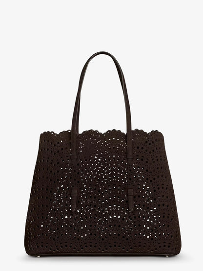 ALAÏA - Mina 37 leather with Vienne motif shoulder bag