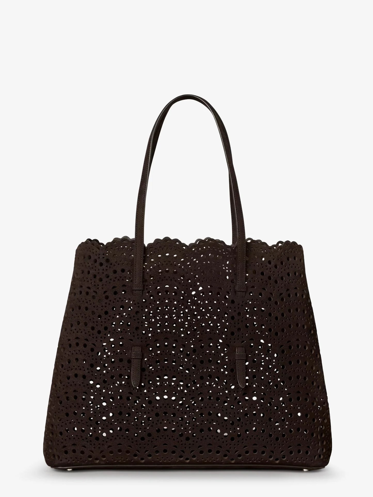 ALAÏA - Mina 37 leather with Vienne motif shoulder bag