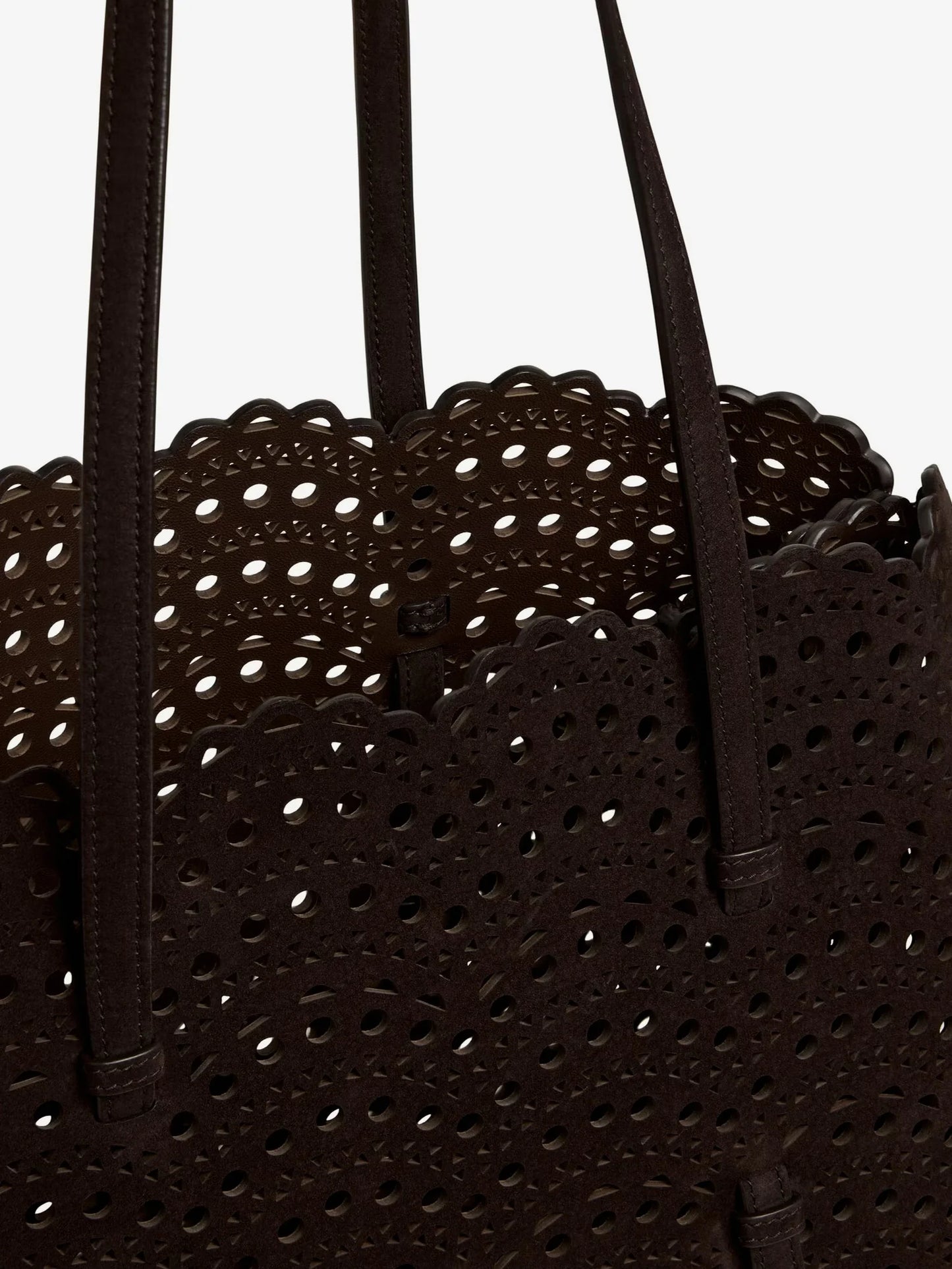 ALAÏA - Mina 37 leather with Vienne motif shoulder bag