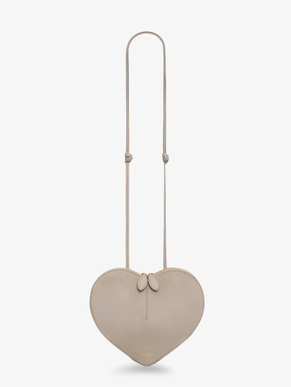 ALAÏA - Le Coeur suede and leather crossbody bag