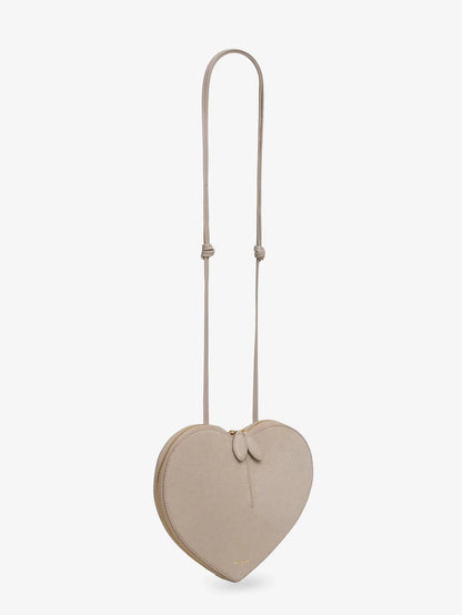 ALAÏA - Le Coeur suede and leather crossbody bag