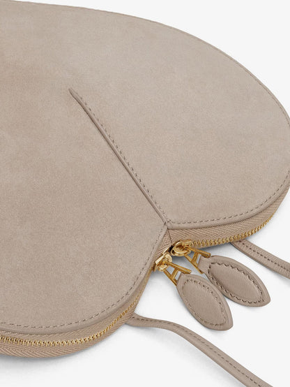 ALAÏA - Le Coeur suede and leather crossbody bag