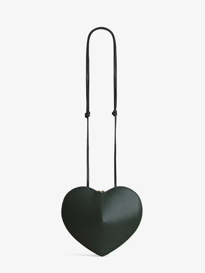 Alaia Le Coeur suede crossbody bag - Vertlichen