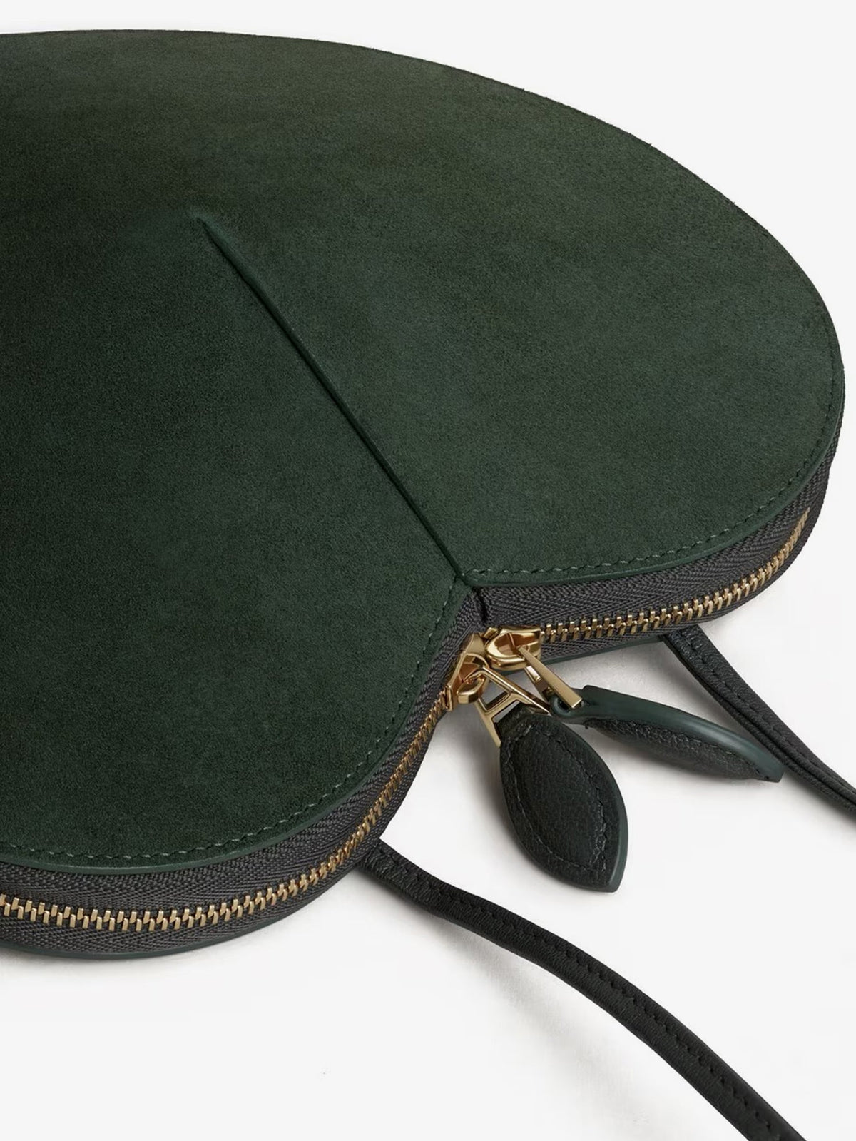 Alaia Le Coeur suede crossbody bag - Vertlichen