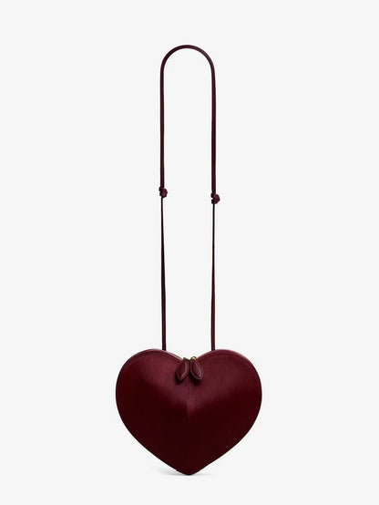 Alaia Le Coeur Pony Skin Shoulder bag - Cerise