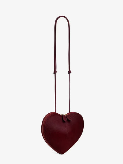 Alaia Le Coeur Pony Skin Shoulder bag - Cerise