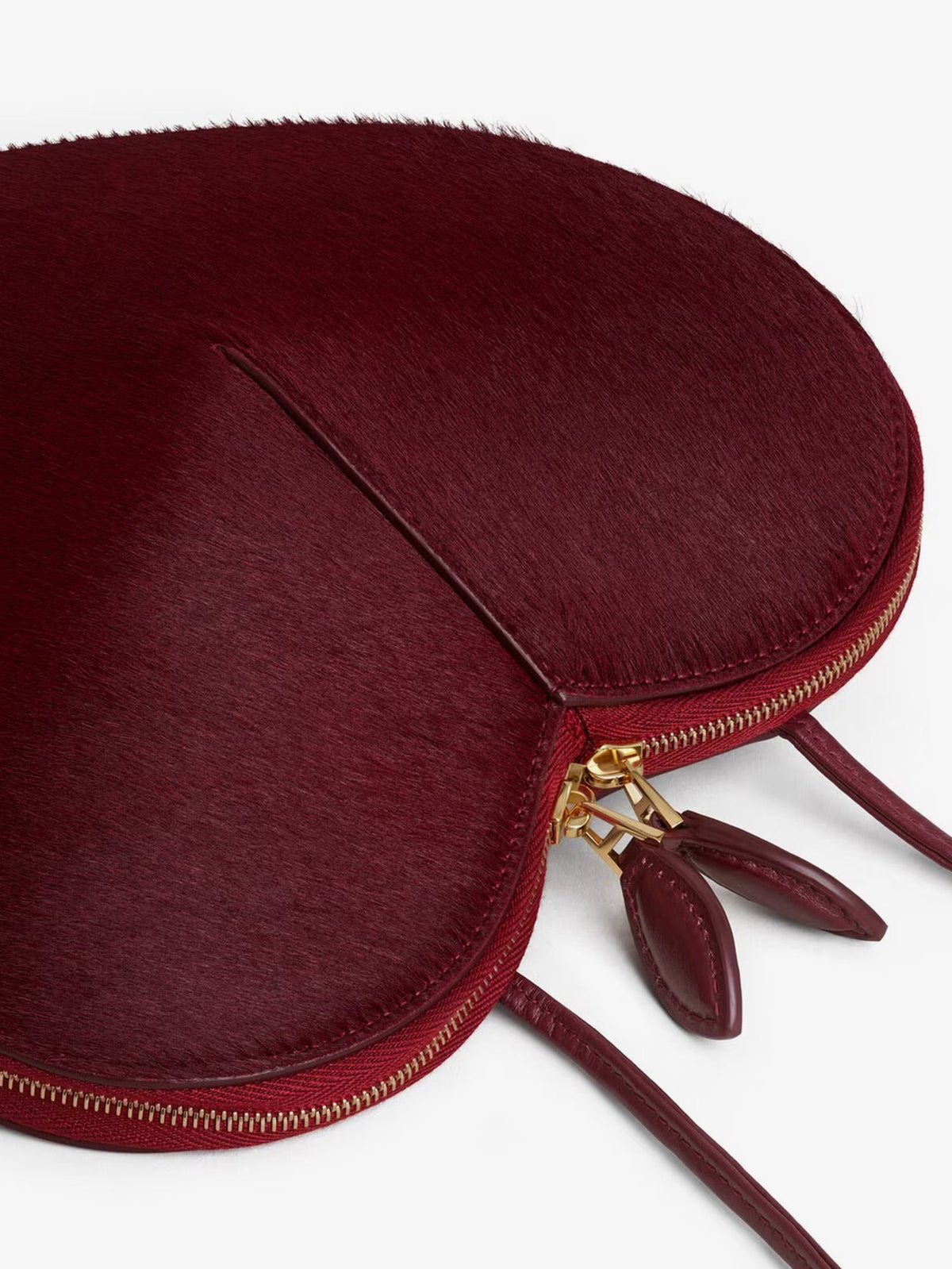 Alaia Le Coeur Pony Skin Shoulder bag - Cerise