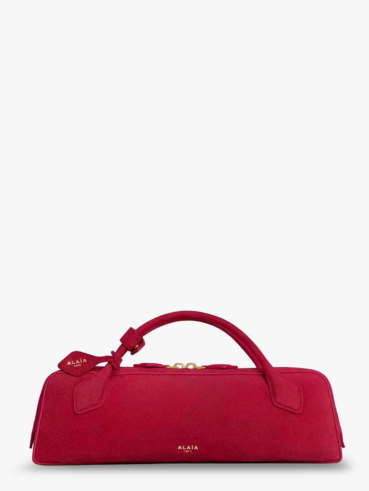 Alaïa Teckel Clutch suede handbag - Dalia