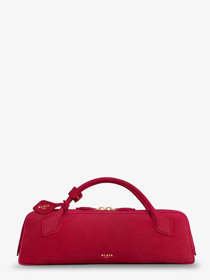 Alaïa Teckel Clutch suede handbag - Dalia
