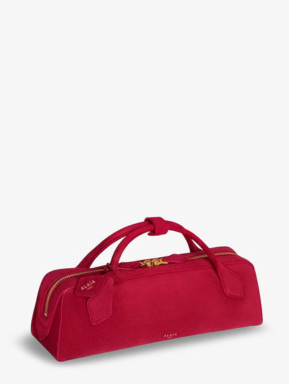 Alaïa Teckel Clutch suede handbag - Dalia