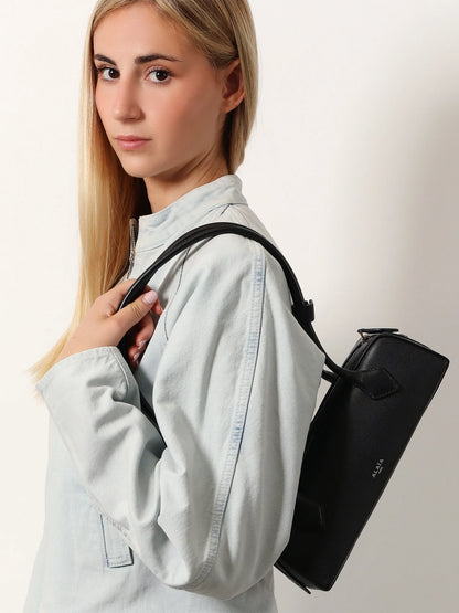 ALAÏA - Teckel Small leather shoulder bag