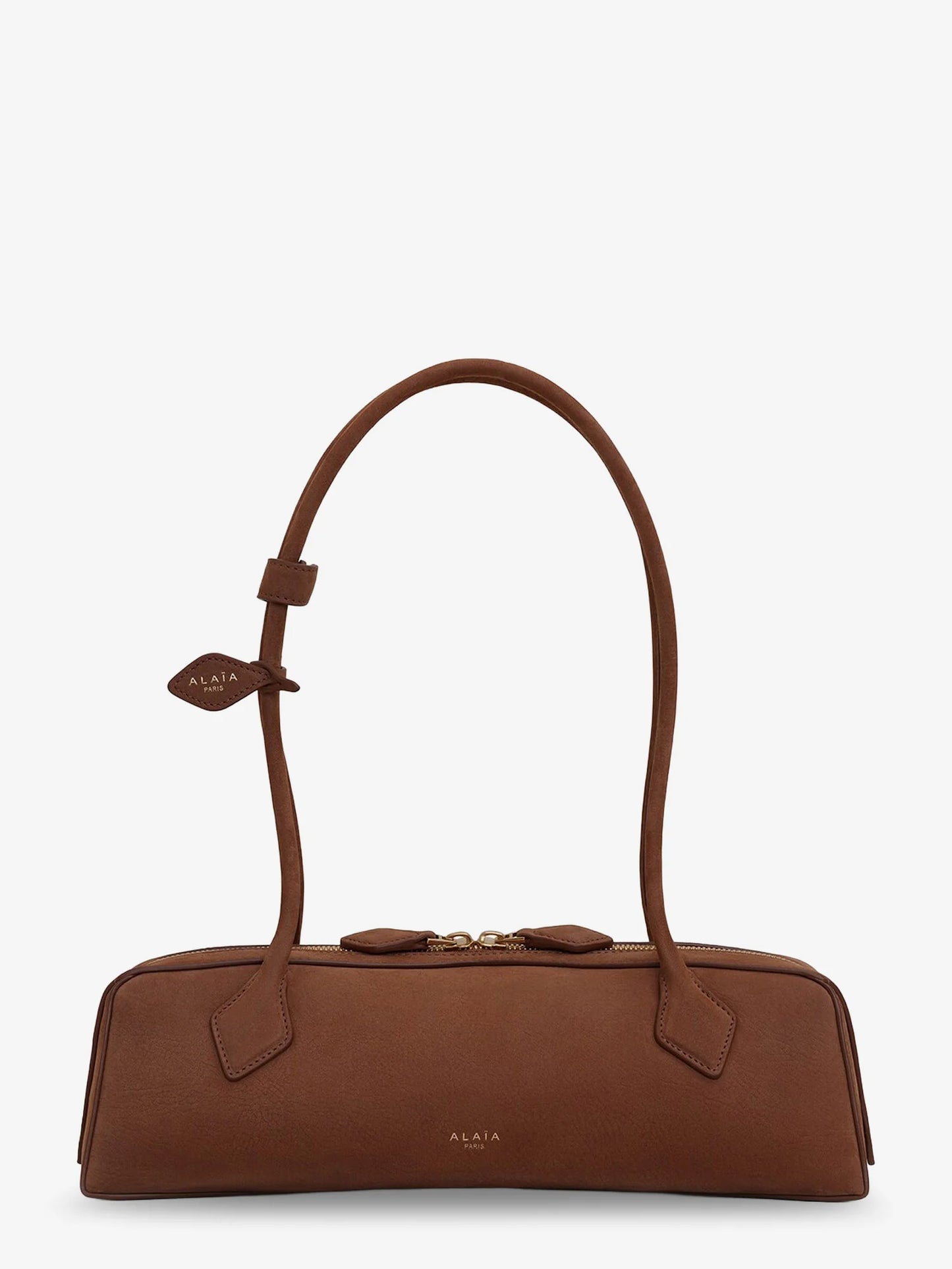 ALAÏA - Teckel Medium suede shoulder bag