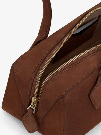 ALAÏA - Teckel Medium suede shoulder bag