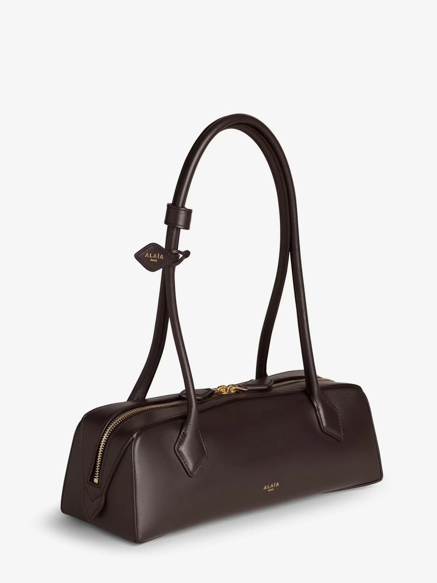 Alaia Le Teckel Medium Leather Shoulder Bag