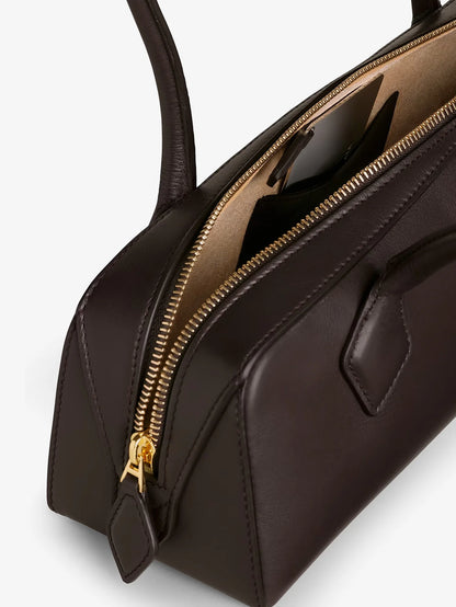 Alaia Le Teckel Medium Leather Shoulder Bag