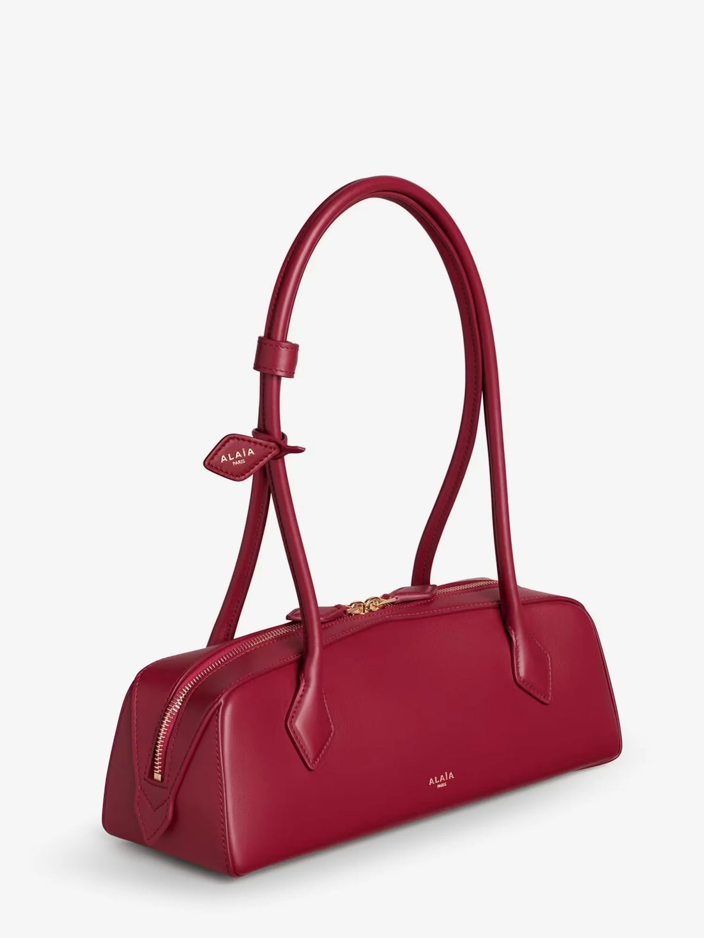 Alaia Le Teckel Medium Leather Shoulder Bag