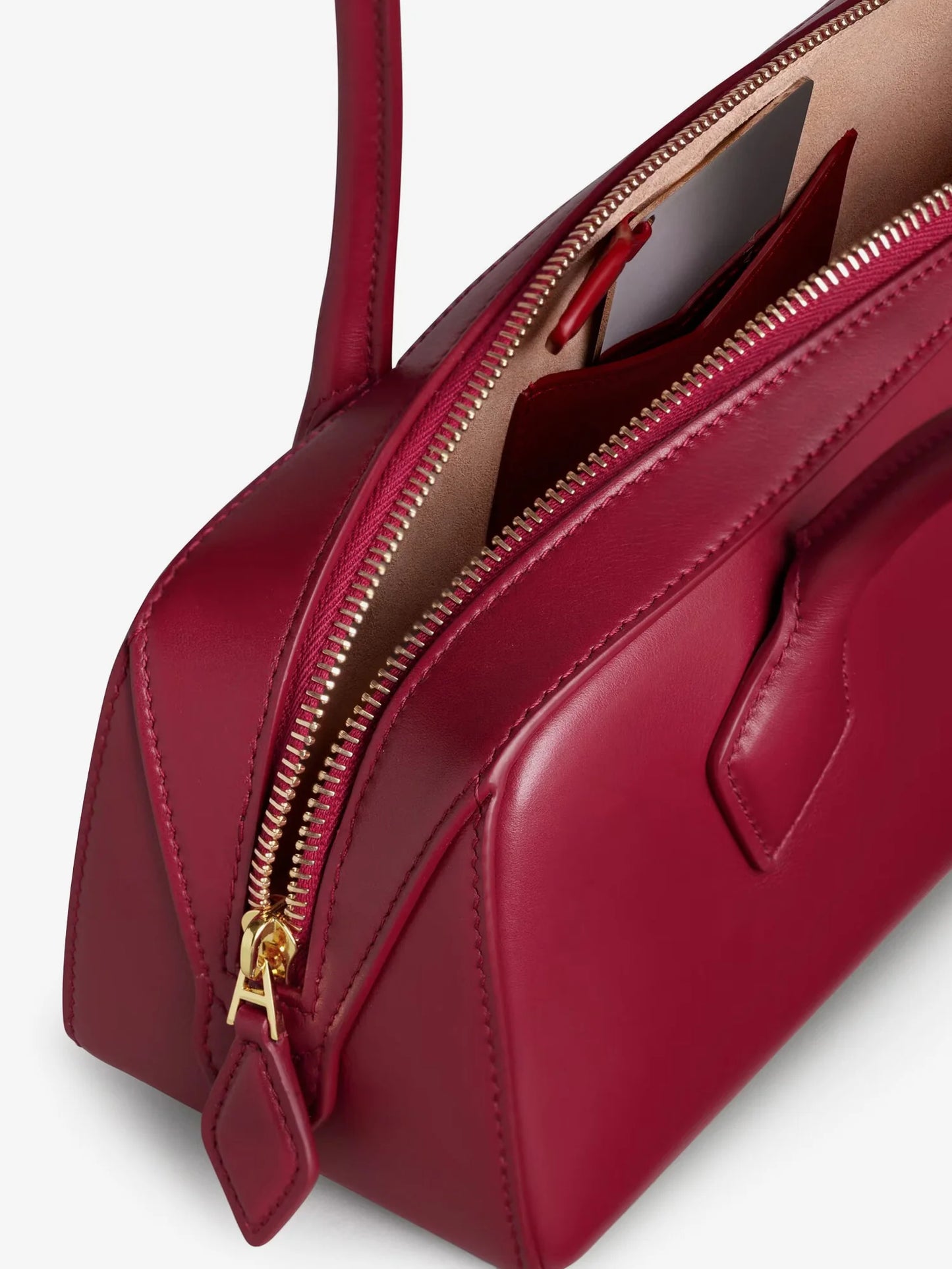 Alaia Le Teckel Medium Leather Shoulder Bag