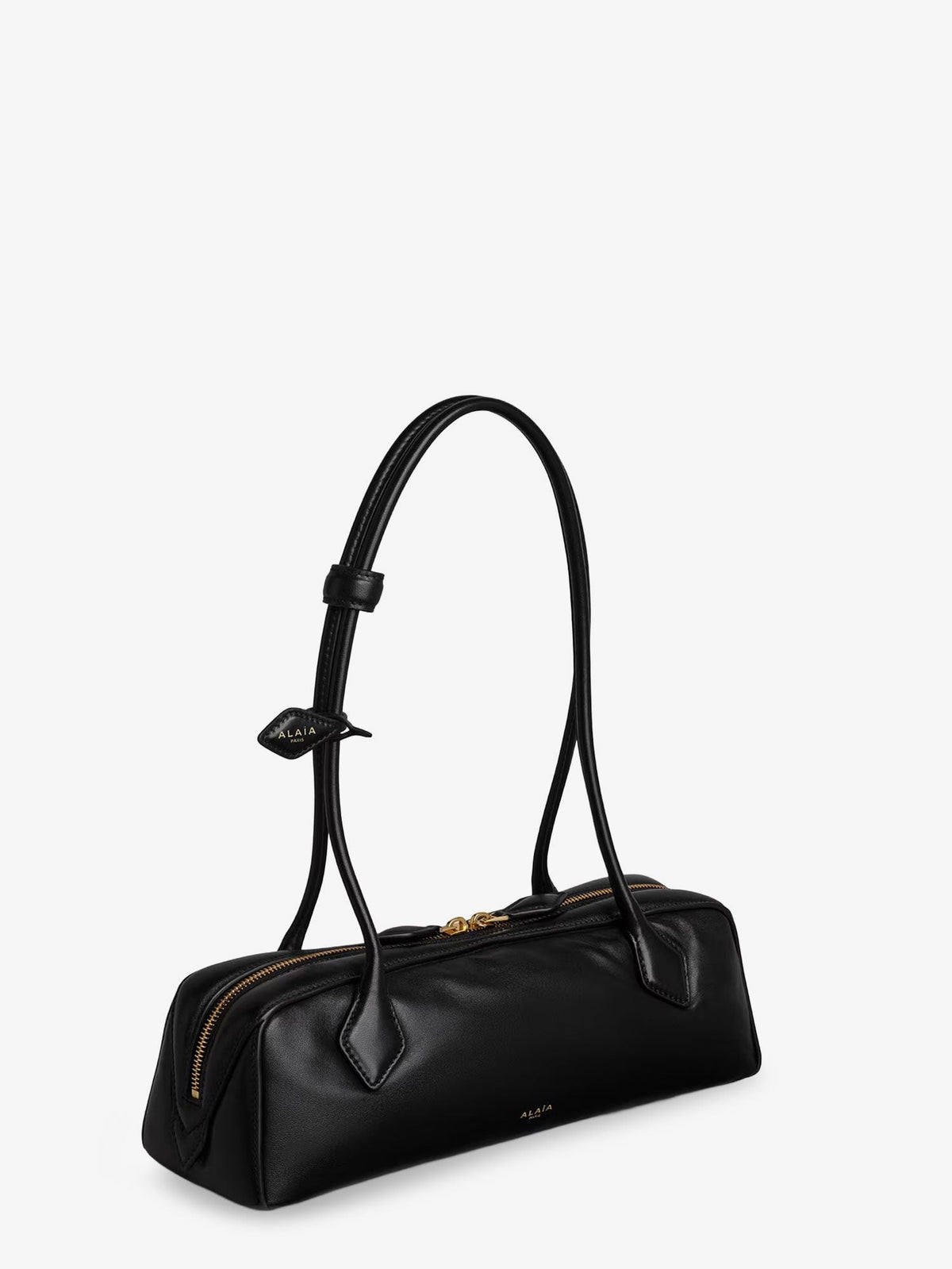 Alaïa Le Teckel leather shoulder bag - Black