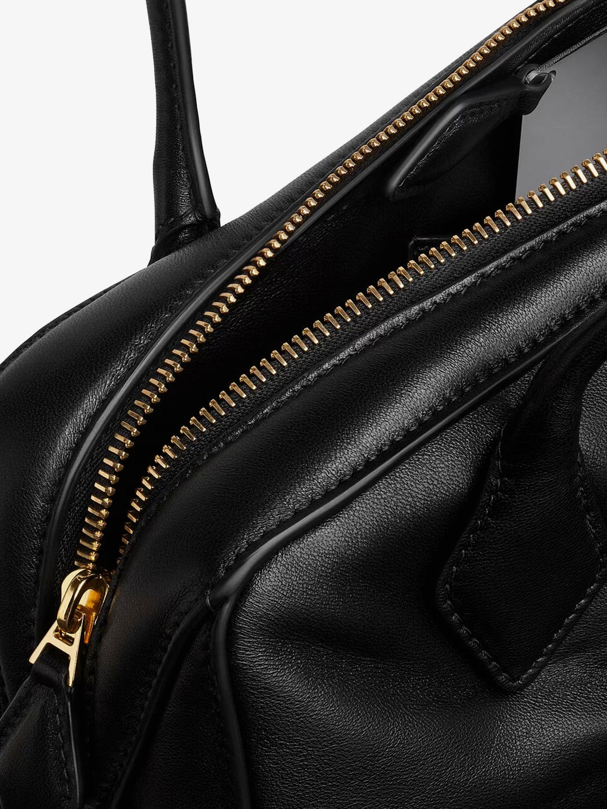 Alaïa Le Teckel leather shoulder bag - Black