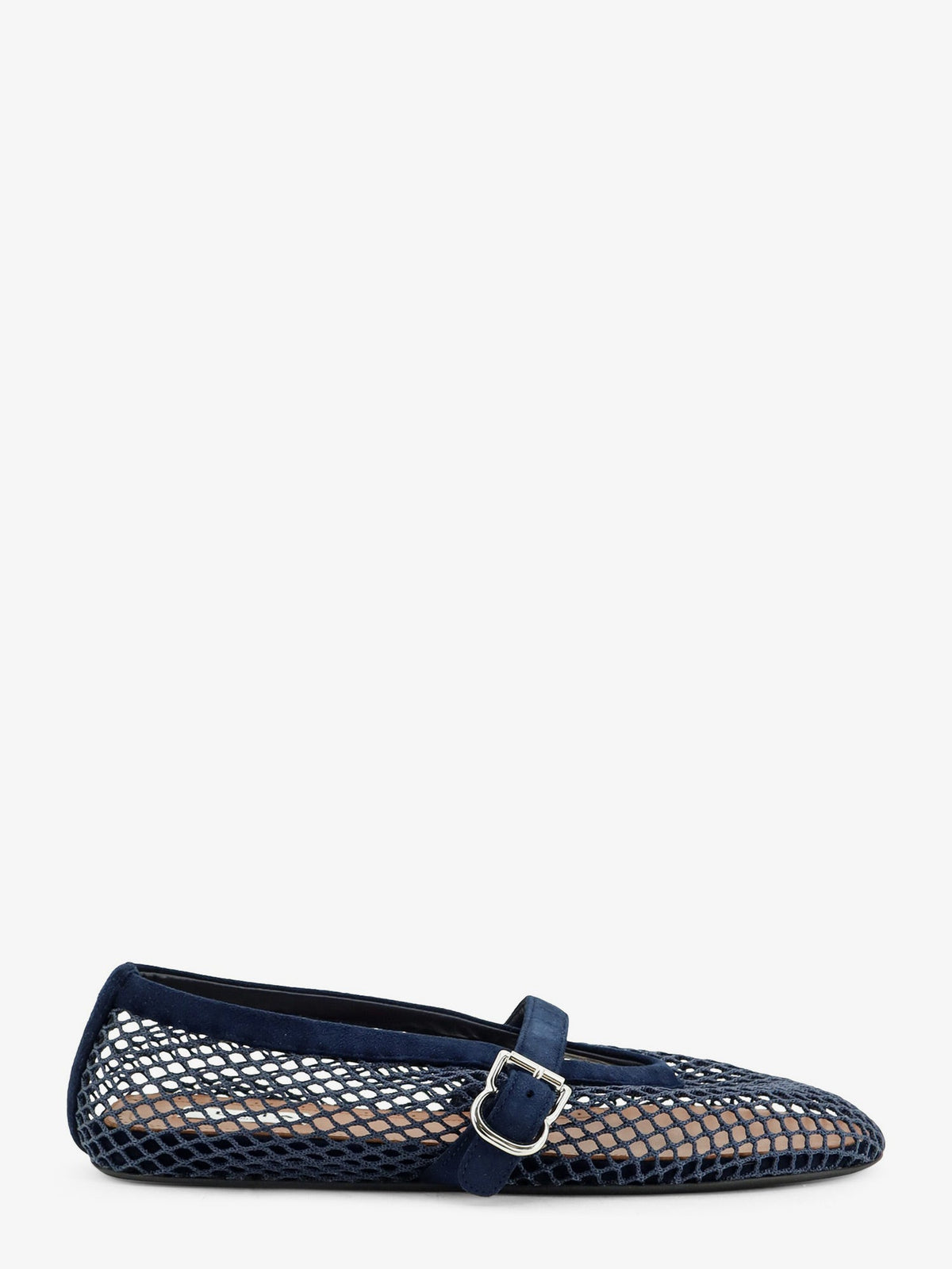 Alaïa Mesh Ballet Flats - Bleu Nuit