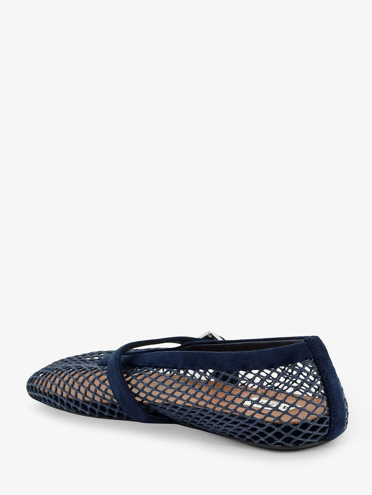 Alaïa Mesh Ballet Flats - Bleu Nuit