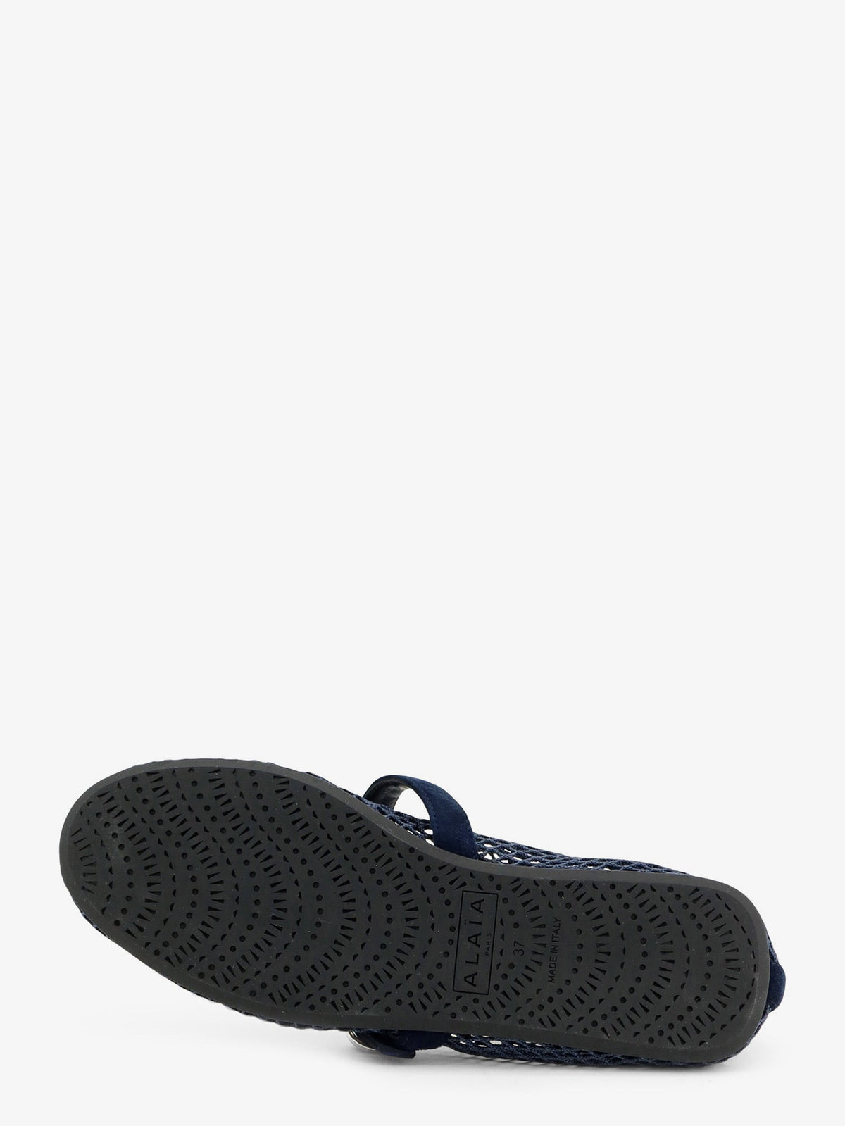 Alaïa Mesh Ballet Flats - Bleu Nuit