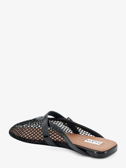 ALAÏA - Flat mesh sandals