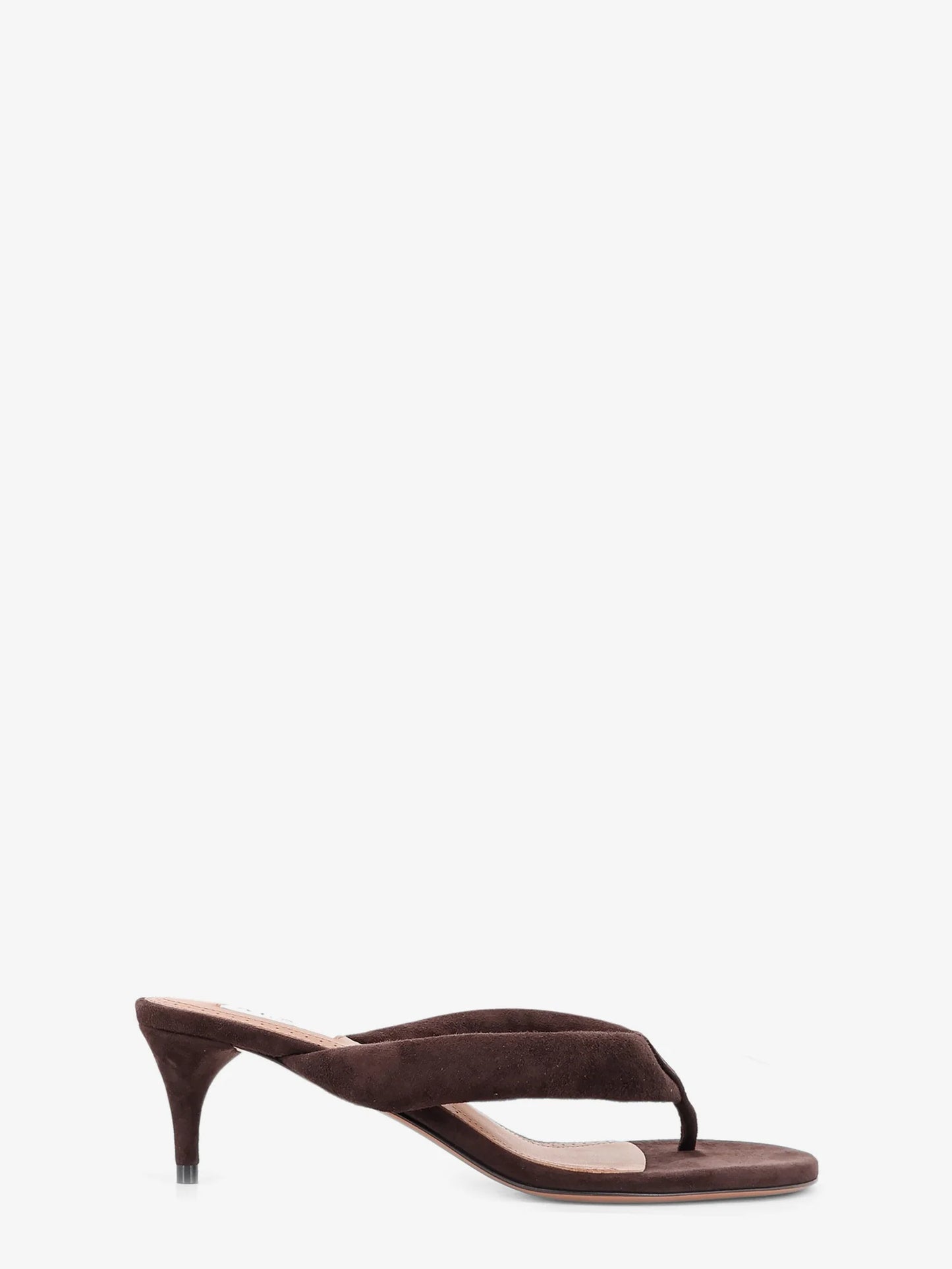 ALAÏA - Suede heeled sandals