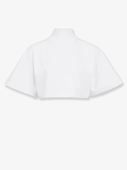 ALAÏA - Cotton crop T-shirt