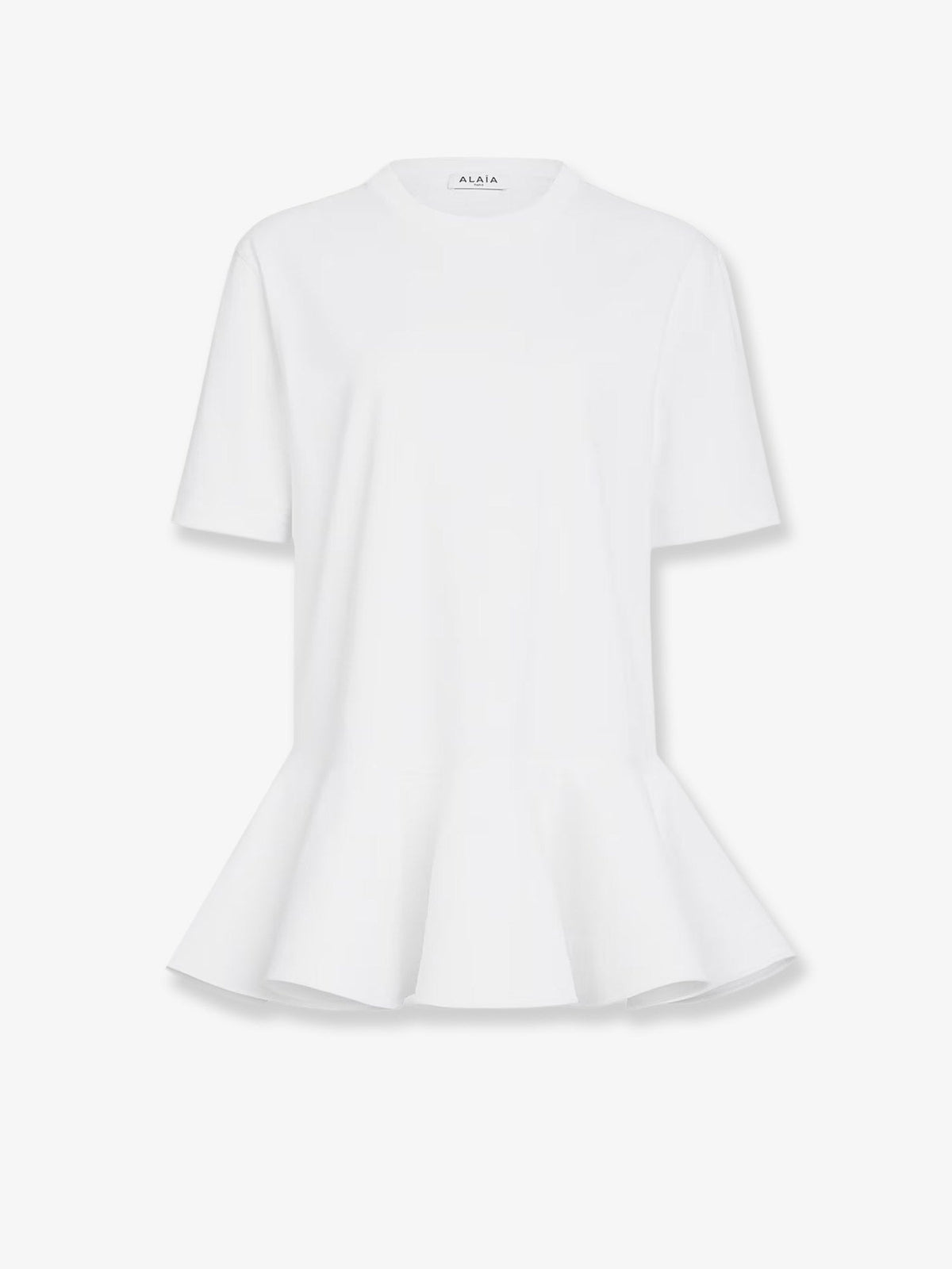 Alaia Crinoline cotton jersey t-shirt - Blanc