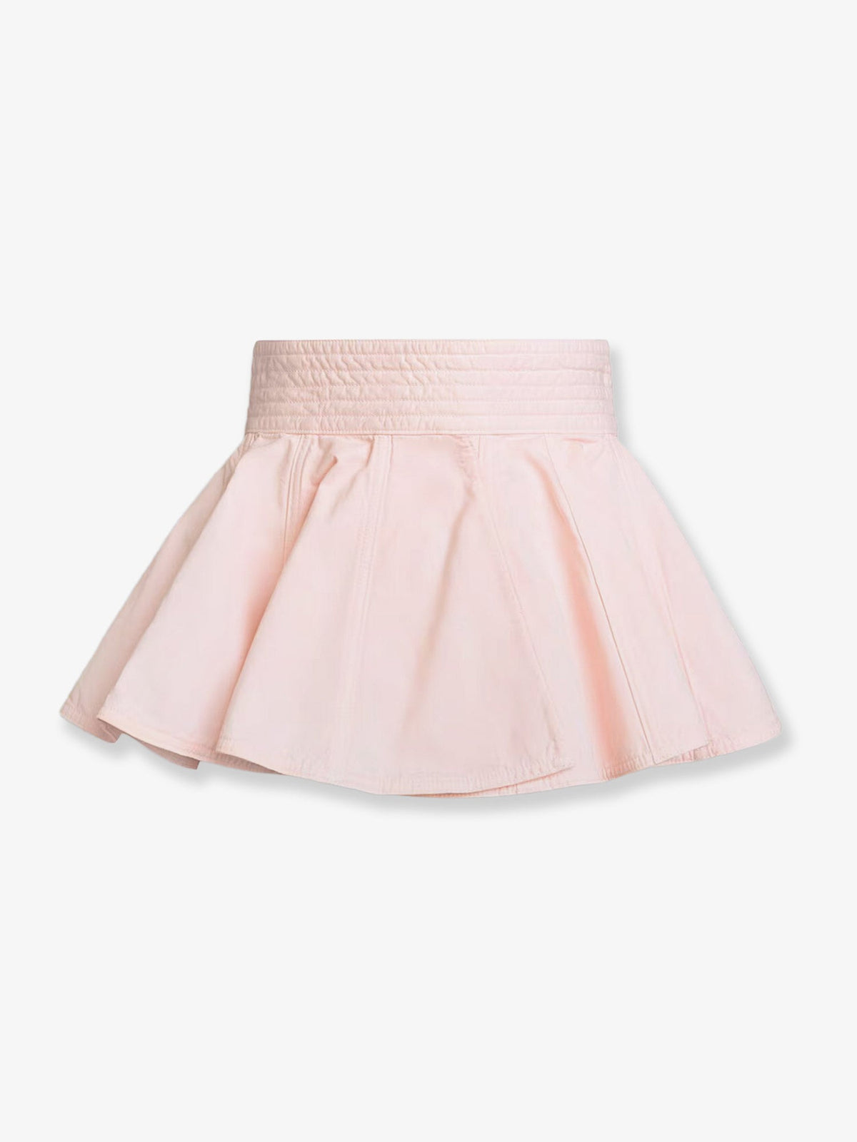 Alaia Peplum cotton belt - Rose Pale