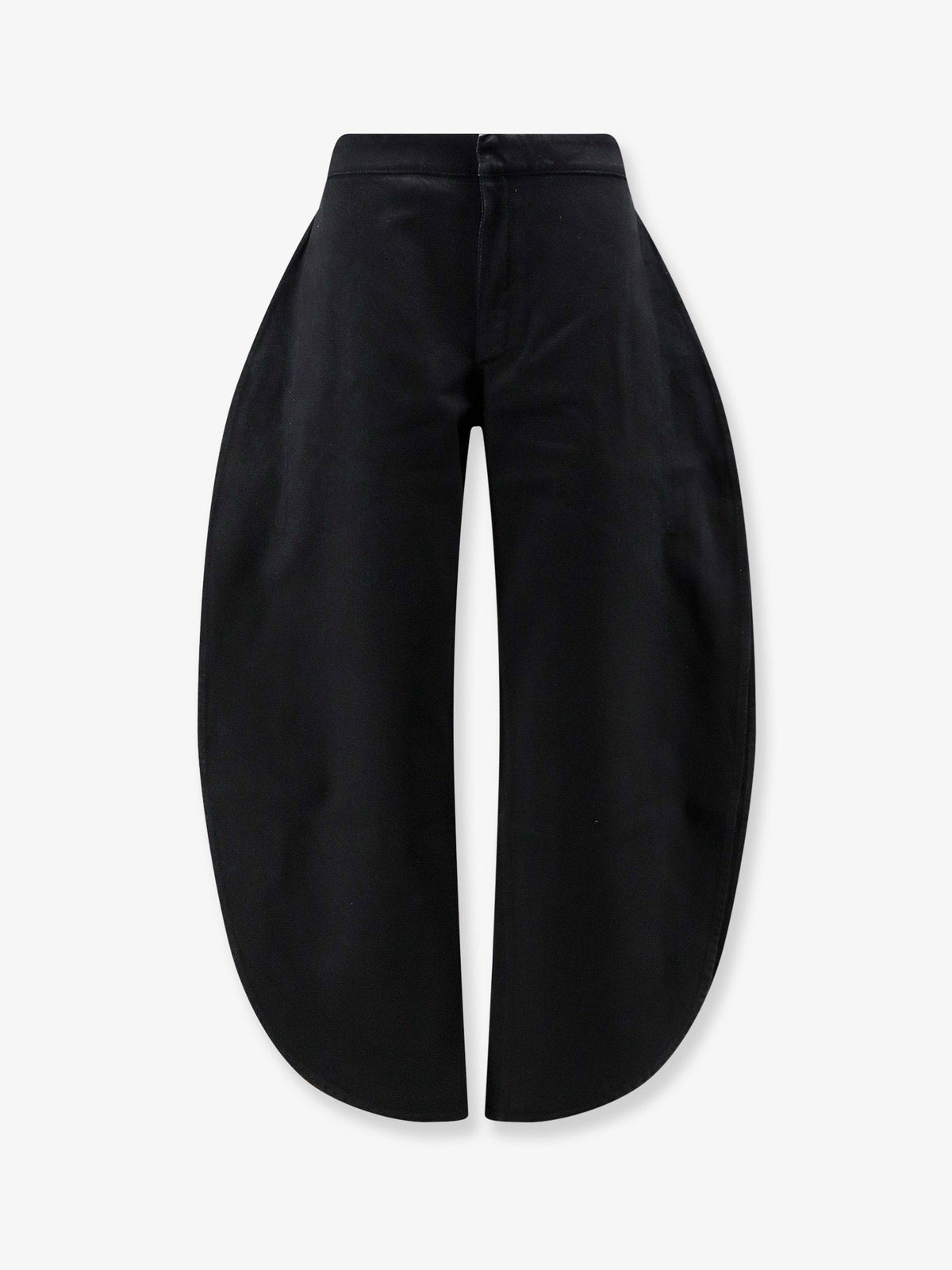 Alaïa Petal trousers in black denim - Noiralaia