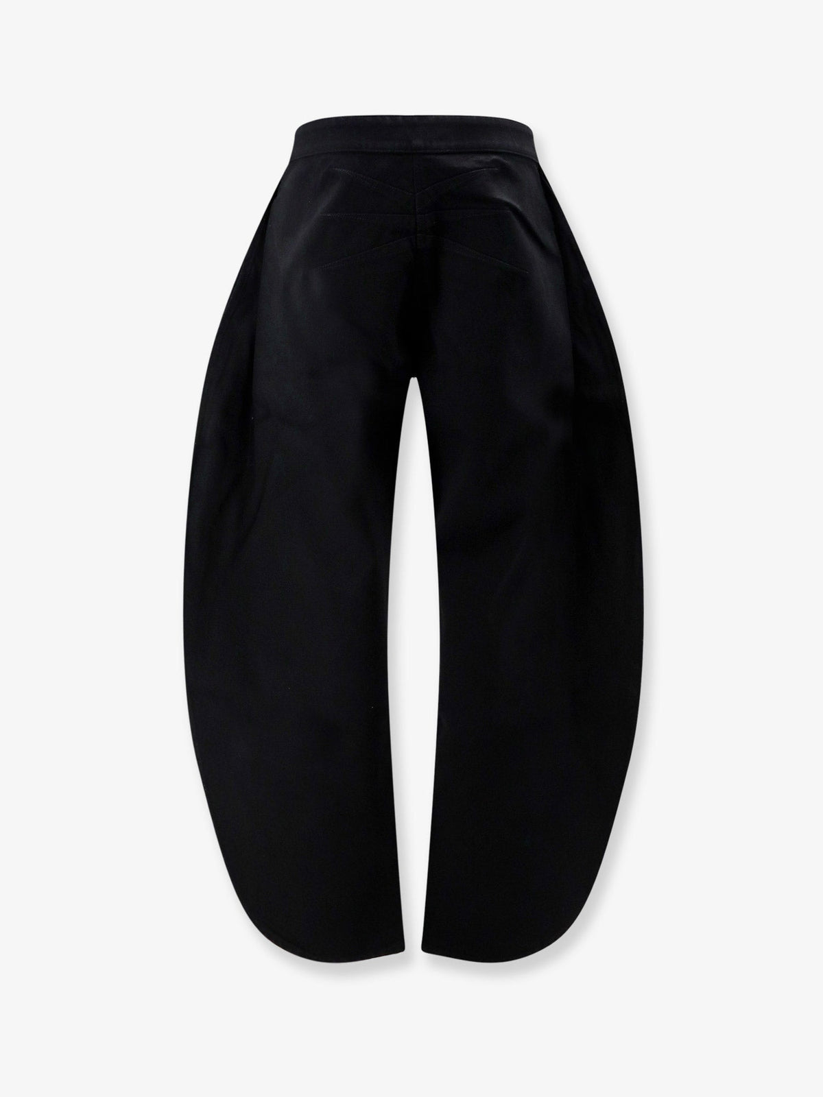 Alaïa Petal trousers in black denim - Noiralaia