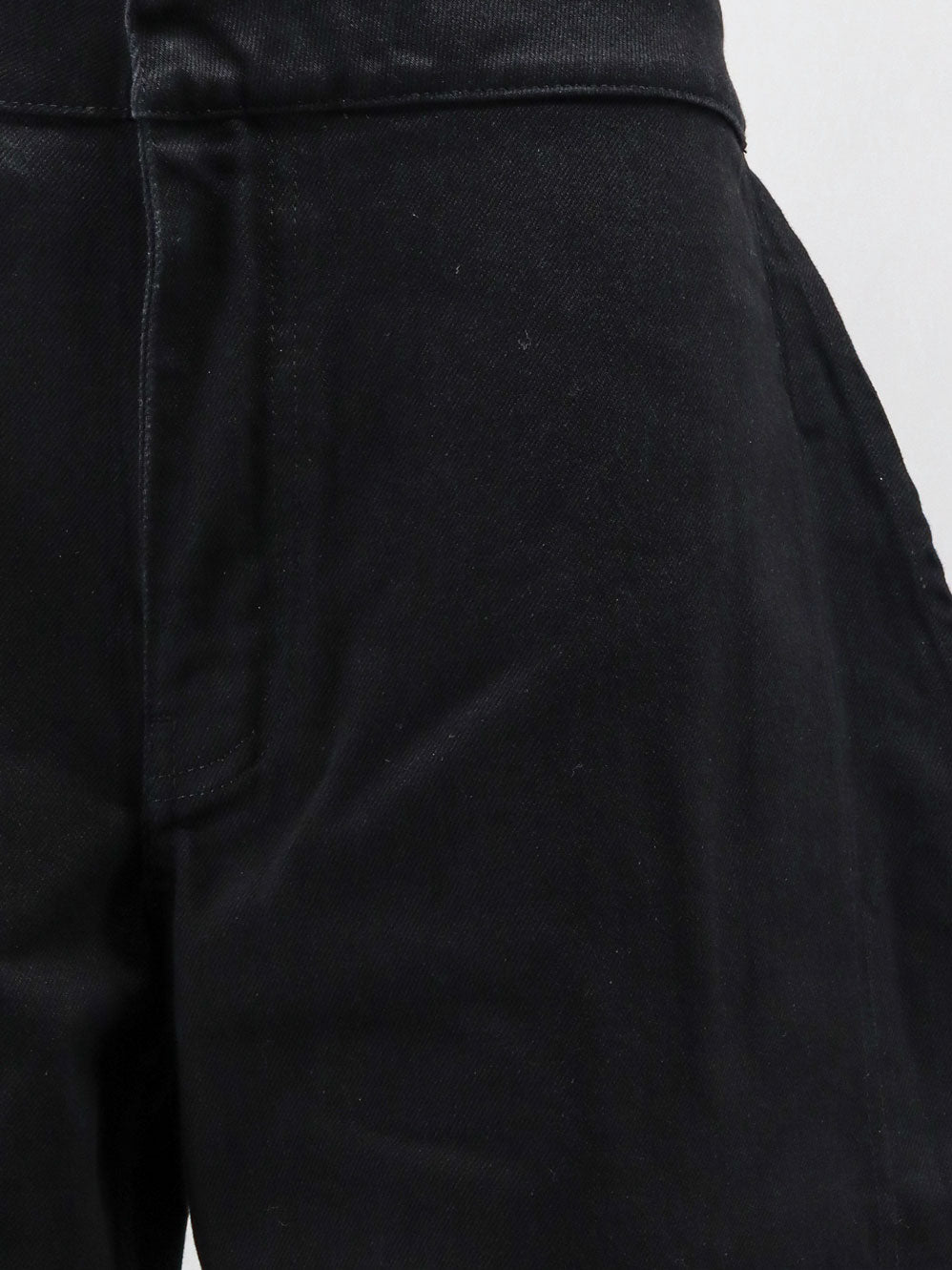 Alaïa Petal trousers in black denim - Noiralaia