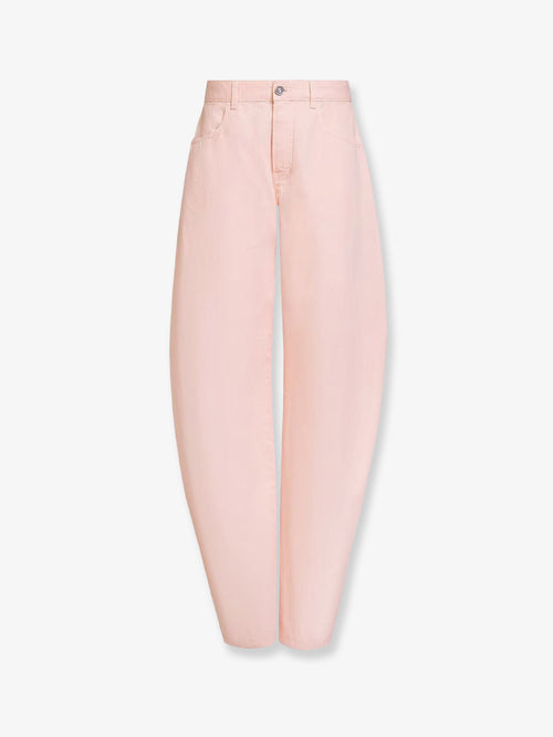 Alaia Barrel fit denim trousers - Rose Pale
