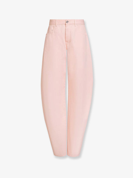 Alaia Barrel fit denim trousers - Rose Pale