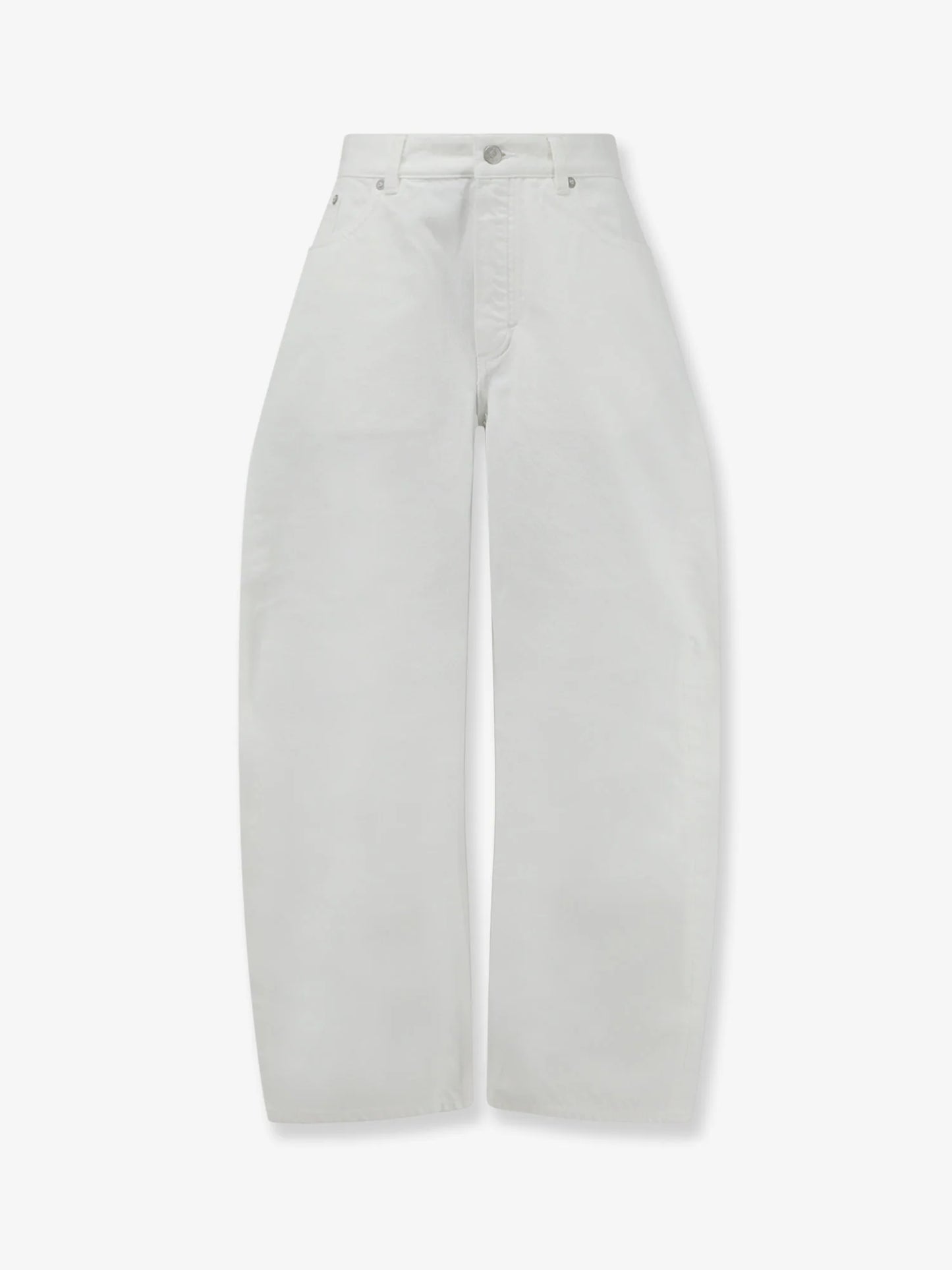 ALAÏA - Rodeo white denim trousers