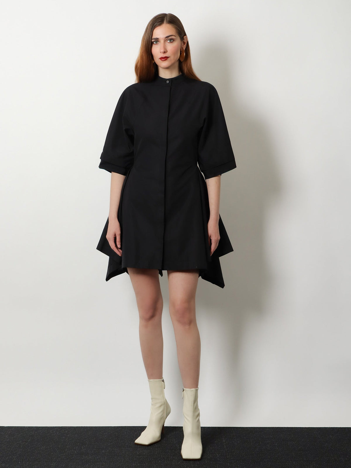 Alaia Panelled cotton dress - Noiralaia