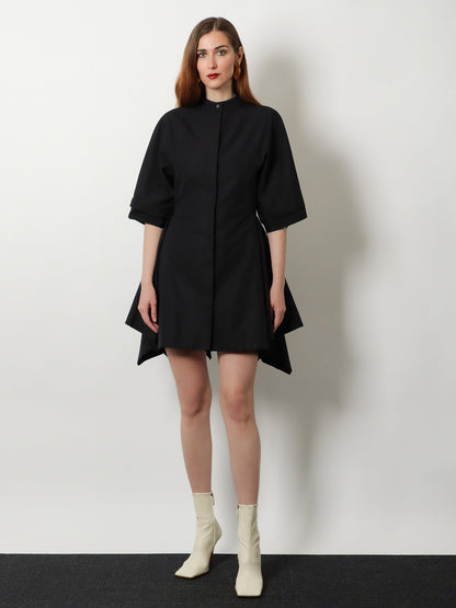 Alaia Panelled cotton dress - Noiralaia
