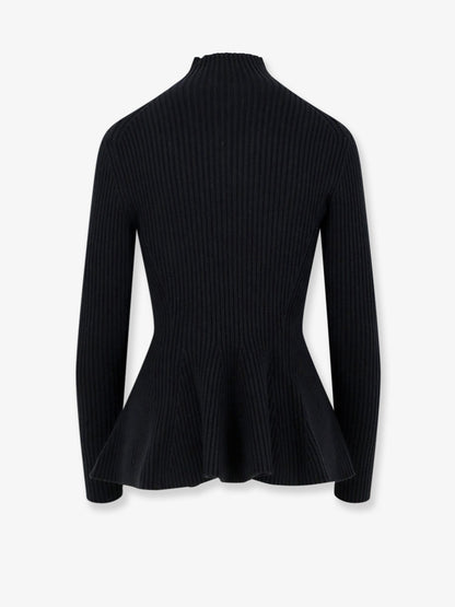 Alaïa Wool blend sweater with ribbed pattern - Noiralaia