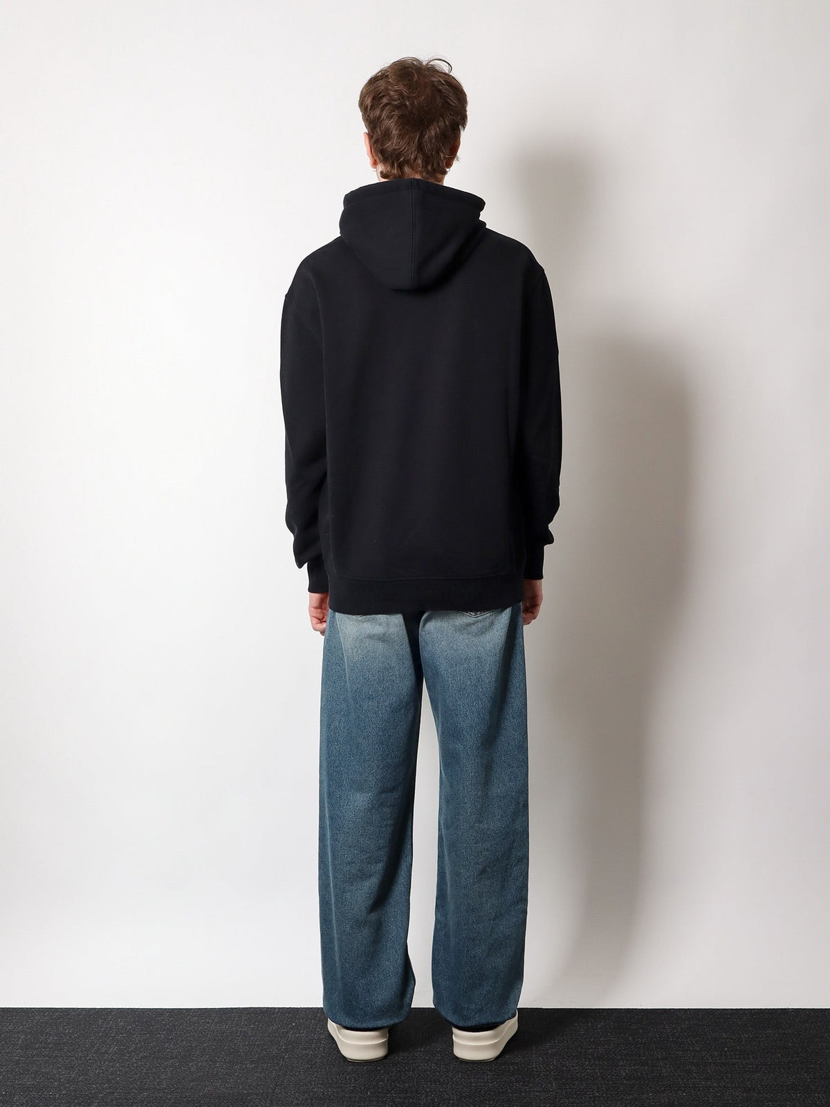 Ami Paris Cotton sweatshirt with Logo embroidery - Noir