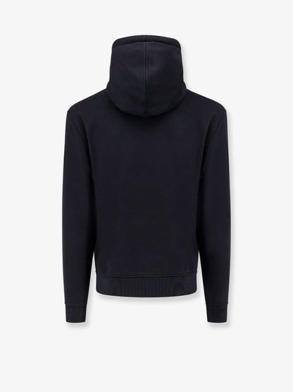 Ami Paris Cotton sweatshirt with Logo embroidery - Noir